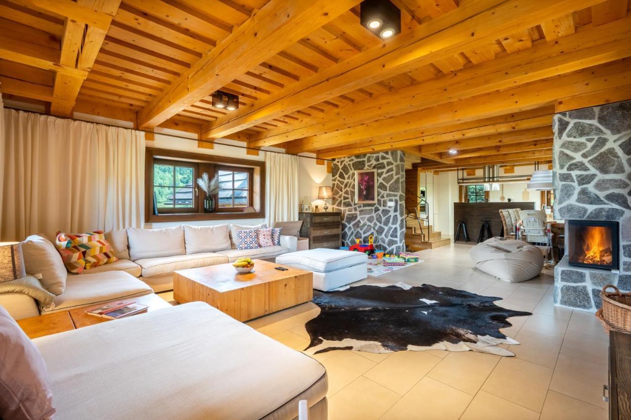 Wellness Drevenica Zuberec, 3 Apartmany, 2 Studia, Tatranske Stity Z Terasy Buitenkant foto