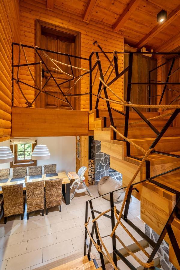 Wellness Drevenica Zuberec, 3 Apartmany, 2 Studia, Tatranske Stity Z Terasy Buitenkant foto