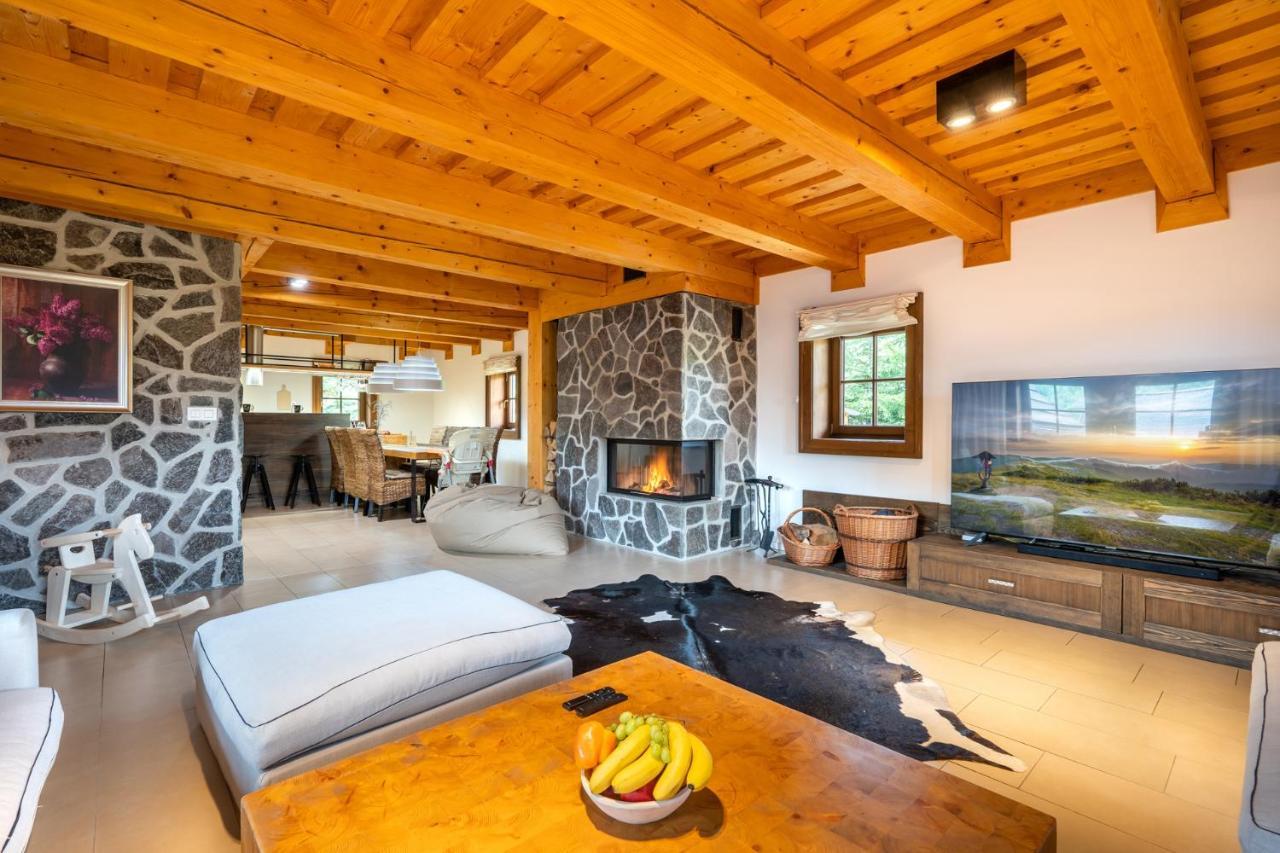 Wellness Drevenica Zuberec, 3 Apartmany, 2 Studia, Tatranske Stity Z Terasy Buitenkant foto