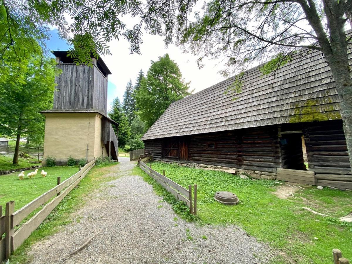 Wellness Drevenica Zuberec, 3 Apartmany, 2 Studia, Tatranske Stity Z Terasy Buitenkant foto